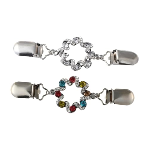 BESPORTBLE 2 Stück Schal Clip Brosche für Damen Accessoires für Schals Umhänge Vielseitig Einsetzbar Partys Feiern Stilvolles Design für Einen Trendigen Look von BESPORTBLE