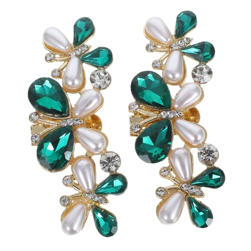 BESPORTBLE 2 Stück Schuhclips Anhänger Schuhschnallenclips Mit Strasssteinen Abnehmbar Für Braut Hochzeit Abschlussball Party High Heels Accessoires Für Frauen von BESPORTBLE