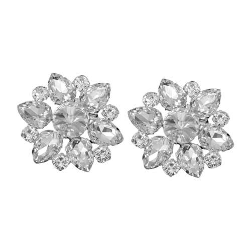 BESPORTBLE 2stücke Strass-schuhschnallen Abnehmbar Für Damen -strass Schuh Clips Diy Schuh Decor Für Flache Schuhe Stiefel Sandalen Und Pumps von BESPORTBLE