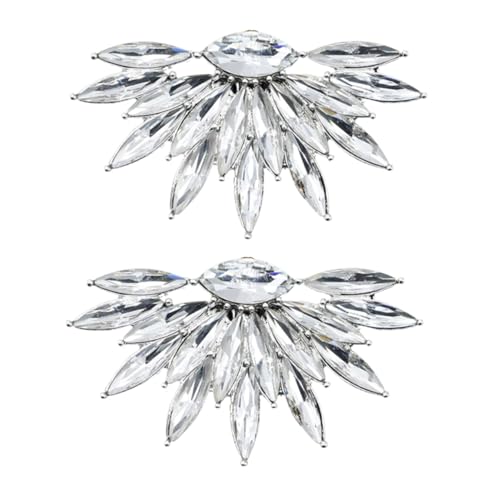 BESPORTBLE 2 Stück Schuhschnallen mit Kristallen Schuhclips für Hochzeiten Partys Besondere Anlässe Schuhdekoration für Damen für Pumps High Heels von BESPORTBLE