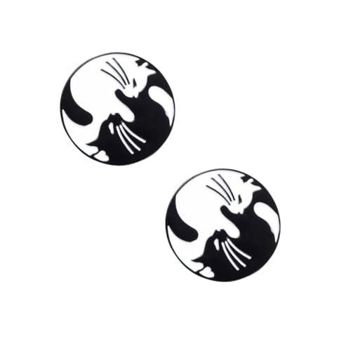 BESPORTBLE 2stücke Cat Brosche Legierung Lustige Schwarze Und Weiße Cartoon-katzenanstecker Für Jeans Taschen Und Kleidung Kreative Tierbrosche Leicht Und Langlebig BESPORTBLE 2stücke Cat Brosche Legierung Lustige Schwarze Und Weiße Cartoon-katzenanstecker Für Jeans Taschen Und Kleidung Kreative Tierbrosche Leicht Und Langlebig von BESPORTBLE