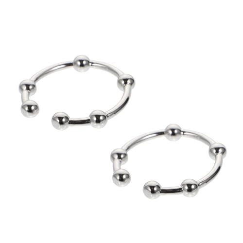 BESPORTBLE 2stücke Zarte Ringe Kreative Ring Dekore Ring Schmuck Ringe Hand Decor Hergestellt Aus Hochwertigem Material Angenehme Textur Für Festivalpartys Alltagskleidung Kostümpartys von BESPORTBLE