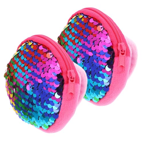 BESPORTBLE 2 Stück Slap Armband mit Pailletten Handgelenkarmband und Münzbeutel Party Cartoon Design Leicht und Langlebig für Geburtstagsfeier und Alltag von BESPORTBLE