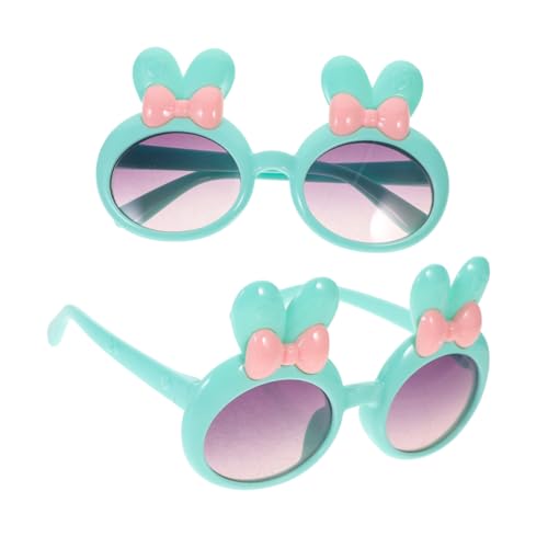 BESPORTBLE 2 Stück Sonnenbrille für Mädchen und Jungen Süße Cartoon Sonnenbrillen mit Hasenohren Uv Schutz für Sommerpartys und Strandaktivitäten BESPORTBLE 2 Stück Sonnenbrille für Mädchen und Jungen Süße Cartoon Sonnenbrillen mit Hasenohren Uv Schutz für Sommerpartys und Strandaktivitäten von BESPORTBLE