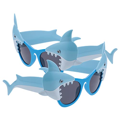 BESPORTBLE 2 Stück Sonnenbrillen Fake Brillen Neuheits Spaßbrillen LED Brillen Gefälligkeiten Pixel Brillen Leuchtbrillen Farbwechsel Brillen Party Brillen Gerippte Glaswaren von BESPORTBLE