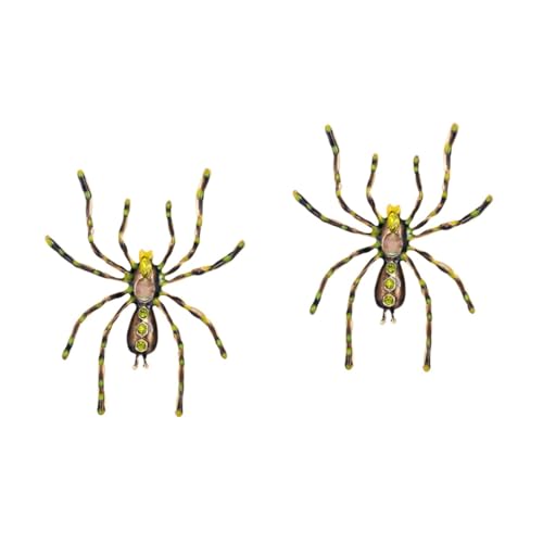 BESPORTBLE 2 Stück Spider Brosche für Kleidung Schals Hüte Kreative Spinnen Anstecknadel Modisches Accessoire für Frauen Langlebig Sicher Perfektes für Jede Gelegenheit von BESPORTBLE
