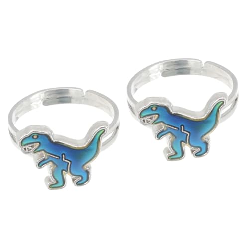 BESPORTBLE 2 Stück Stimmungsringe für Frauen Verstellbar Farbwechsel Design für Ergänzung für Partys Besondere Anlässe Hochwertige Verarbeitung von BESPORTBLE