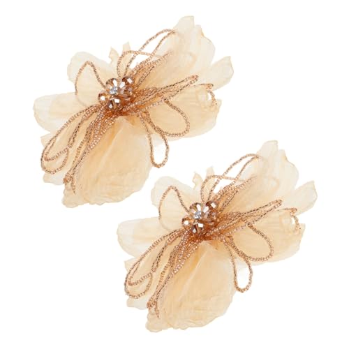 BESPORTBLE 2 Stück Stoff blumenbroschen Retro blüten Pins für Damenkleidung Vielseitig für Kleider Anzüge Hochzeiten Luxuriöses Textil Perfektes für Festliche Anlässe von BESPORTBLE