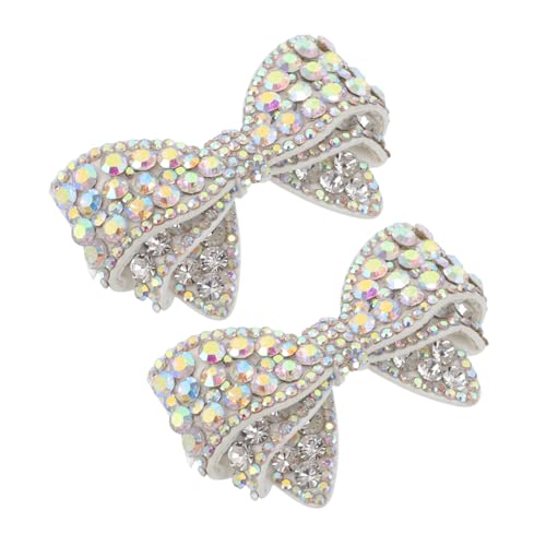 BESPORTBLE 2 Stück Strass Schmetterling Schuhanhänger Abnehmbare DIY Schuhdeko für Damen High Heels Kinderschuhe Leichte Funkelnde Sneaker Schmuck Accessoires für Alltag Hochzeit Party von BESPORTBLE