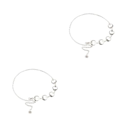 BESPORTBLE 2 Stück Taillenkette für Damen Verstellbare Waist Chain mit Stilvollem Design für Kleider Jeans Leicht für Besondere Anlässe von BESPORTBLE