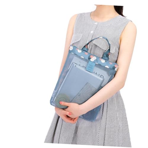 BESPORTBLE 2 Stück Teiliges Strandtaschen Netzmaterial Leichte Sommer Strandtaschen für Handtücher Wasserflaschen Zubehör für Strand Blumenmuster von BESPORTBLE