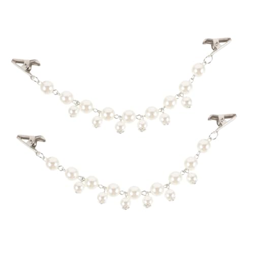 BESPORTBLE 2stücke Vintage Pullover Clips Retro Perlen-design Vielseitige Schulter-jacke-halter Für Cardigans Und Blusen Für Damen Und Mädchen Elegantes Accessoire Für Jeden Anlass von BESPORTBLE