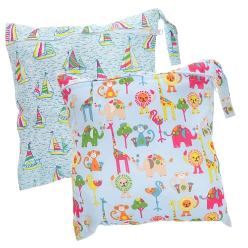 BESPORTBLE 2 Stück Teiliges Wasserfest mit Reißverschluss Tragbar und Leicht für Nasse und Trockene Windeln Multifunktional für unterwegs Outdoor und Alltag Praktischer Organizer für Windeln von BESPORTBLE