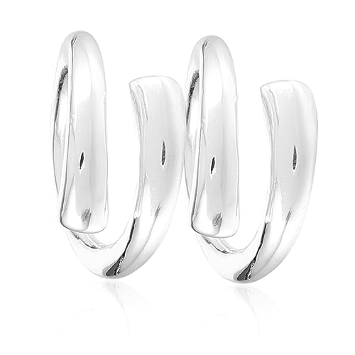 BESPORTBLE 2stücke Verstellbare Offene Ringe Damen Offene Ringe Einfach Finger Silber von BESPORTBLE