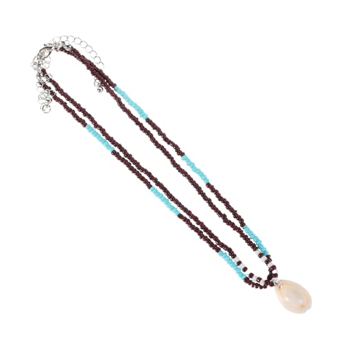 BESPORTBLE 2 Stück Verstellbare Perlen Choker mit Strand Schmuck für Frauen Tropische Sommer Accessoires für Teenager und Damen von BESPORTBLE