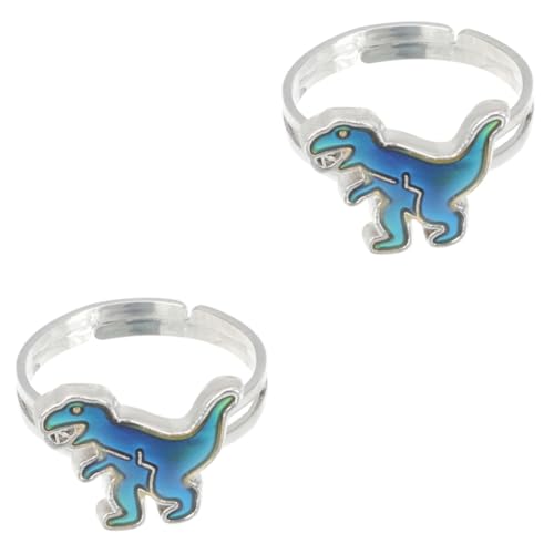 BESPORTBLE 2 Stück Verstellbare Stimmungsringe für Frauen Farbwechsel Ringe für Partys Besondere Anlässe Modischer Schmuck für Damen von BESPORTBLE