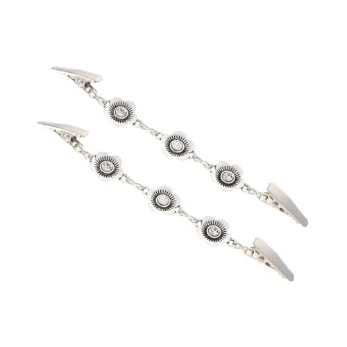 BESPORTBLE 2 Stück Vintage Cardigan Clips Kreative Strickjacken und Schalspangen Robustem Zinklegierungsmaterial Dekorative Blumen Designs für Damenpullover Vielseitig Einsetzbar für von BESPORTBLE