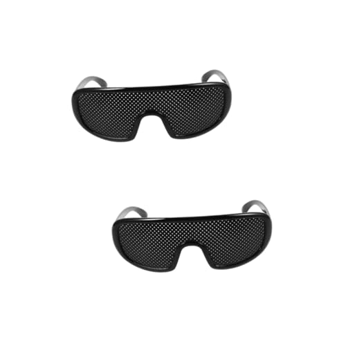 BESPORTBLE 2 Stück Vintage Pinhole Brille Damen Leichtes Kunststoffgestell Kompakt Tragbar für Sehverbesserung Bequemes Design für Zuhause Arbeit und Unterwegs von BESPORTBLE