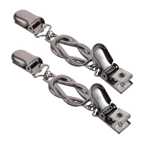 BESPORTBLE 2 Stück Vintage Sweater Clips Retro Cardigan Kragen Clips aus Langlebiger Legierung Praktische und Broschen für Damenpullover Hemden und Strickjacken Vielseitig Einsetzbar von BESPORTBLE