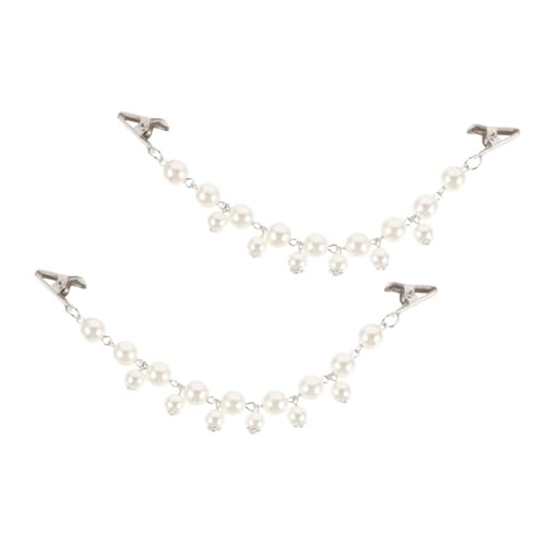 BESPORTBLE 2stücke Vintage Sweater Clips Retro Brosche Mit Kunstperlen Für Cardigans Und Jacken Vielseitige Schnallen Für Frauen Und Mädchen Zum Verkleiden Und Dekorieren von BESPORTBLE