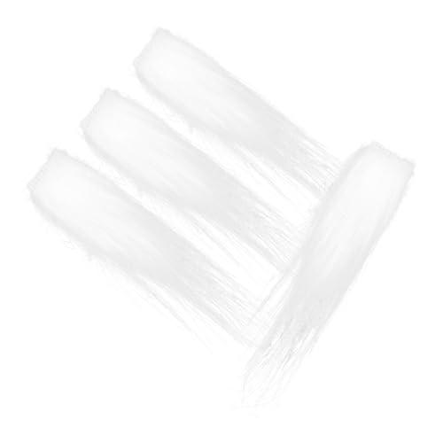 BESPORTBLE 2 Stück Weihnachtsmann Augenbrauen Weiß Falsche Augenbrauen Alter Mann Cosplay Requisiten Weihnachtsmaskerade Dekoration Weiße Augenbrauen Weihnachtskostüme von BESPORTBLE