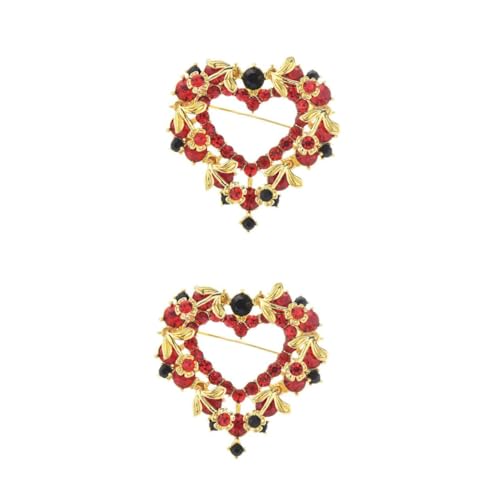 BESPORTBLE 2 Stücke Brosche Schmuck Strass Brosche Schöne Brosche Lustige Brosche von BESPORTBLE