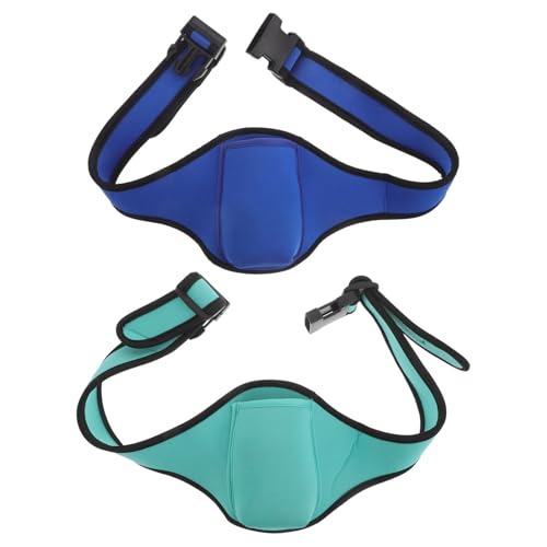 BESPORTBLE 2 Teiliges Workout Gürtelpaket Schlanker Laufgürtel Für Handys Trainingsgürtel Hüfttasche Läufergürtel Für Männer Und Frauen Laufen Gehen Radfahren Camping Fitnessstudio von BESPORTBLE