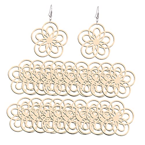 BESPORTBLE 20 Stück Holzohrringe Hohl Pendants für Damen Lässiger Schmuck Ohranhänger für Partys Kreatives Design Beige Ohrringe für Frauen BESPORTBLE 20 Stück Holzohrringe Hohl Pendants für Damen Lässiger Schmuck Ohranhänger für Partys Kreatives Design Beige Ohrringe für Frauen von BESPORTBLE