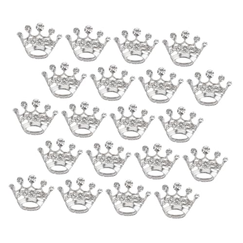 BESPORTBLE 20 Stück Krone Brosche Mini-Kronenbroschen Tiara Crown Brosche Kronenschärpennadel Broschenstifte für Frauen Broschen für Frauen Kleid Brosche Königin Brosche Zinklegierung Silber von BESPORTBLE