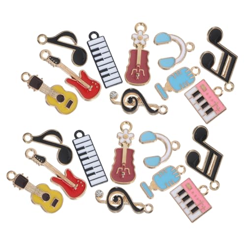 BESPORTBLE 20 Stück Teiliges Musiknoten charms Robustem Leichte Emaille anhänger für DIY Schmuckherstellung Kompatibel mit Armbändern Halsketten und Schlüsselanhängern Perfektes für BESPORTBLE 20 Stück Teiliges Musiknoten charms Robustem Leichte Emaille anhänger für DIY Schmuckherstellung Kompatibel mit Armbändern Halsketten und Schlüsselanhängern Perfektes für von BESPORTBLE
