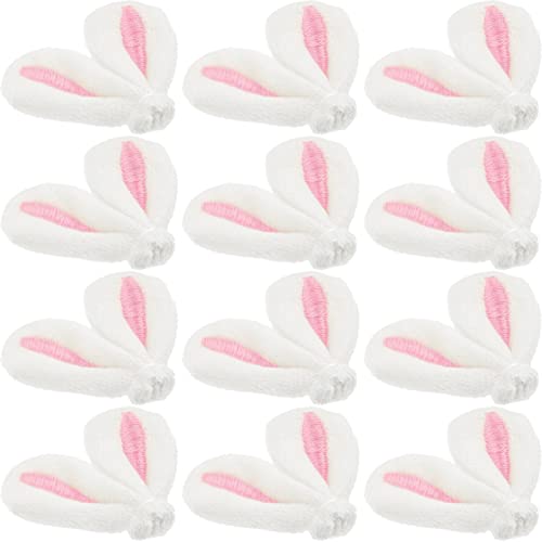BESPORTBLE 20Stücke DIY Kaninchenohren Haarspangen Farbige Hasenohren Haarschmuck für Kreative Bastelprojekte Zubehör für Ostern und Kindergeburtstage Leicht und Langlebig von BESPORTBLE