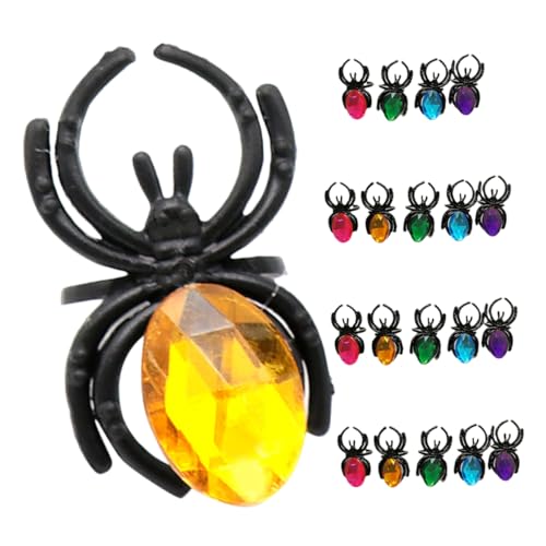 BESPORTBLE 20Stücke Spinnenringe aus Langlebiges Kostümzubehör für Halloween Partygeschenke Dekorative Spinnenringe als Mitgebsel für Erwachsene von BESPORTBLE