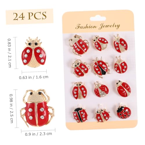 BESPORTBLE 24 Stück Boutonniere Pins Schwarz empfindlich Korsage von BESPORTBLE