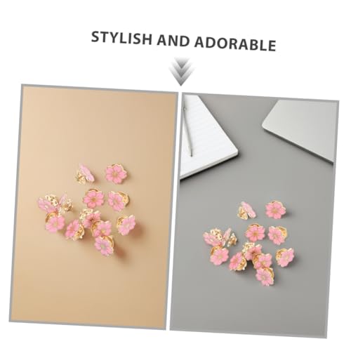 BESPORTBLE 24 Stück Teiliges Niedliche Kirschblüten Broschen Emaille Japanisch Inspiriertes Design Anstecknadeln für Kleidung Rucksäcke DIY für Mädchen und Frauen von BESPORTBLE