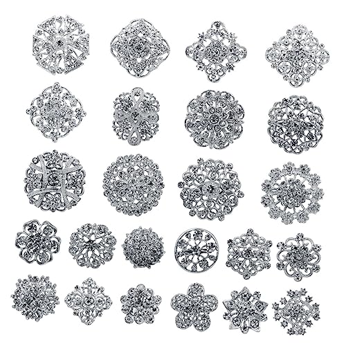 BESPORTBLE Stück Teiliges Strassbroschen für Frauen Hochzeitsbroschen für Festliche Anlässe Anstecknadeln Dekoratives Accessoire für Kleidung Pullover Kleider Schals von BESPORTBLE