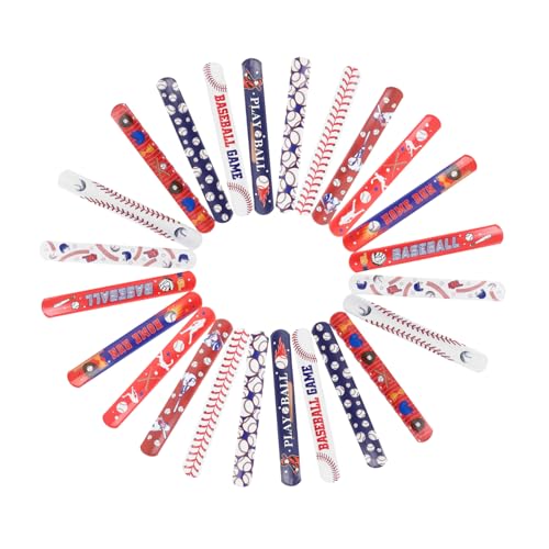 BESPORTBLE 24Stücke Sport Themen Slap Armbänder Baseball Snap Armbänder Für Party Und Preise Aus PVC Für Sportveranstaltungen Und Feiern BESPORTBLE 24Stücke Sport Themen Slap Armbänder Baseball Snap Armbänder Für Party Und Preise Aus PVC Für Sportveranstaltungen Und Feiern von BESPORTBLE