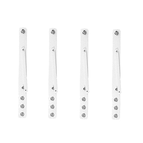 BESPORTBLE 25stücke Lederarmbänder Diy Doppel-schicht Handgelenk Band Weiß Zubehör Handgemachtes Armband Accessoires Für Armbänder Einfach Anbringen Und Entfernen von BESPORTBLE