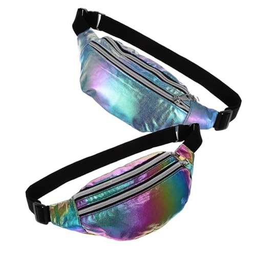 BESPORTBLE 2Er-Pack -Umhängetasche schwarz für Frauen Gürteltasche Unisex kreuzen Taschen für Frauen Taille laufende Hüfttaschen Tailentasche für Männer Hüfttasche für Damen Oxford-Stoff von BESPORTBLE