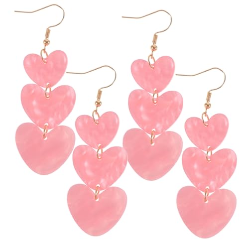 BESPORTBLE 2Paare Herzohrringe Für Frauen Stilvolle Hängende Ohrringe Mit Herzanhängern Valentinstag Besondere Anlässe Langlebigem Leicht Zu Reinigen BESPORTBLE 2Paare Herzohrringe Für Frauen Stilvolle Hängende Ohrringe Mit Herzanhängern Valentinstag Besondere Anlässe Langlebigem Leicht Zu Reinigen von BESPORTBLE