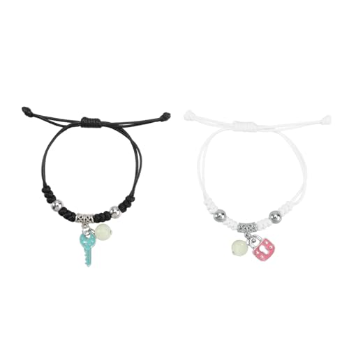 BESPORTBLE 2Paare Stylisches Armband Einfache Handgefertigte Schmuckstücke Luminous Design Weihnachten Für Freunde Teiliges Zufällige BESPORTBLE 2Paare Stylisches Armband Einfache Handgefertigte Schmuckstücke Luminous Design Weihnachten Für Freunde Teiliges Zufällige von BESPORTBLE