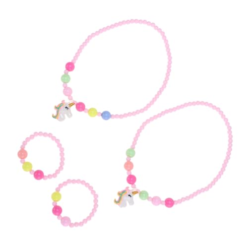 BESPORTBLE 2Satz Armband Für Teiliges Schmuckset Mit Halskette Armband Pinkes Design Perfektes Für Kindergeburtstage Bastelprojekte BESPORTBLE 2Satz Armband Für Teiliges Schmuckset Mit Halskette Armband Pinkes Design Perfektes Für Kindergeburtstage Bastelprojekte von BESPORTBLE