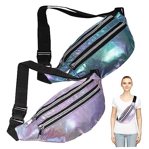 BESPORTBLE 2st Gürteltasche Damen-hüfttasche Hüfttasche Für Damen Modische Hüfttaschen Reise-hüfttasche Umhängetasche Zum Umhängen Laufender Telefonhalter Oxford-Stoff Kind Sport Pack von BESPORTBLE