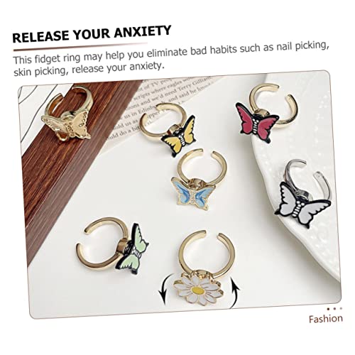 BESPORTBLE 2Stücke Drehbare Zappelringe Für Stressentlastungsringe Rotierende Ringe Zur Angstreduzierung Fidget Rings Für Jungen Für Konzentration BESPORTBLE 2Stücke Drehbare Zappelringe Für Stressentlastungsringe Rotierende Ringe Zur Angstreduzierung Fidget Rings Für Jungen Für Konzentration von BESPORTBLE