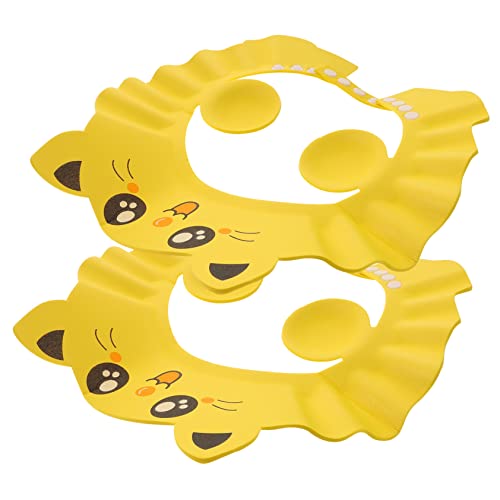 BESPORTBLE 2stücke Duschhaube Verstellbare Mütze Mit Badeschutzohr Für Infant Effektive Drainage Kein Wasser Augen Oder Ohren von BESPORTBLE