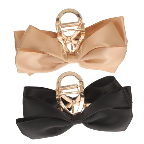 BESPORTBLE 2stücke Große Haarklammern Mit Schleife Bogen Haar Krallen Clip Für Dünne Dicke Lockige Haar Haarspangen Für Frauen Mit Feinem von BESPORTBLE