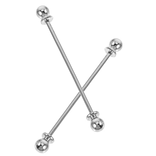 BESPORTBLE Kragensteg Pins für Herren 2 Stück Metall Krawattennadeln Langlebige Anzugaccessoires für Formelle Anlässe für Hemden und Krawatten von BESPORTBLE