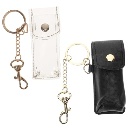 BESPORTBLE 2Stücke Lippenstifthalter für Schlüsselbund Geldbörse Praktischer Halter für Lippenbalsam für Reisen Camping Partys von BESPORTBLE