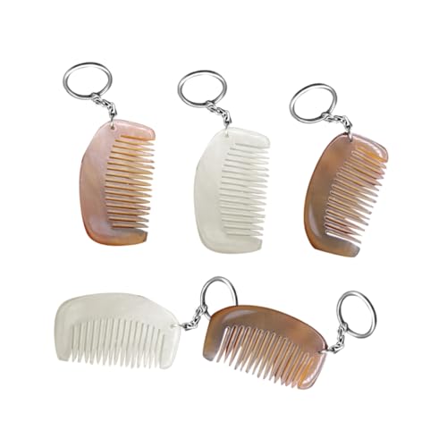 BESPORTBLE 2stücke Kamm Schlüsselanhänger Anhänger Kamm Schlüsselanhänger Dekor Anhänger Dekor Ornament Kreatives Hängedekor Taschenanhänger Geschenkidee von BESPORTBLE