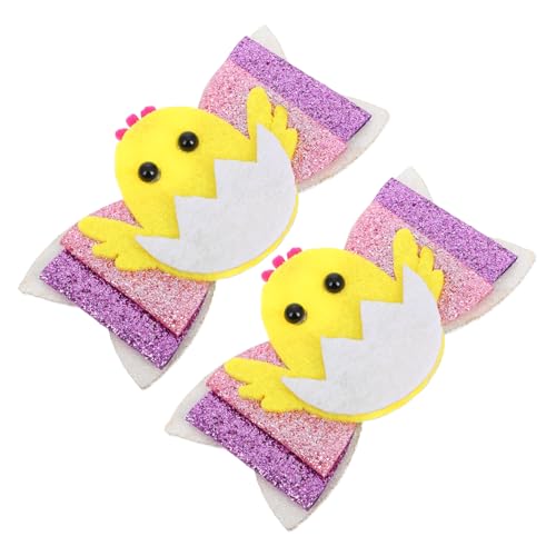 BESPORTBLE 2Stücke Ostern Glitzer Haarschmuck Mit Häschenohren Niedliche Bobby Haarspangen Für Kleinkinder Haaraccessoires Für Ostern Party Festliche Anlässe von BESPORTBLE