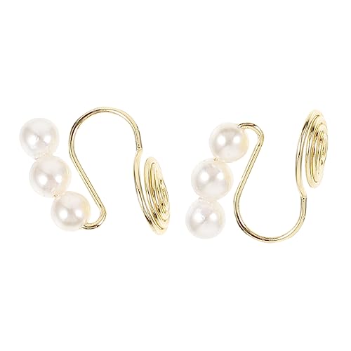 BESPORTBLE 2Stücke Plattierte Perlen Ohrclips Mode Ohraccessoires Für Damen Schmerzarme Persönliche Nicht Piercing Ohrstecker Ohrschmuck Für Frauen BESPORTBLE 2Stücke Plattierte Perlen Ohrclips Mode Ohraccessoires Für Damen Schmerzarme Persönliche Nicht Piercing Ohrstecker Ohrschmuck Für Frauen von BESPORTBLE